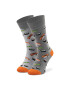 Todo Socks Șosete Înalte Unisex Sushi Gri - Pled.ro