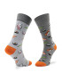 Todo Socks Șosete Înalte Unisex Sushi Gri - Pled.ro