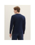 Tom Tailor Longsleeve 1037744 Bleumarin Regular Fit - Pled.ro