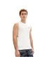 Tom Tailor Tank top 1037261 Alb Regular Fit - Pled.ro