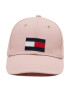 Tommy Hilfiger Șapcă Big Flag Cap AU0AU01076 Roz - Pled.ro