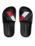 Tommy Hilfiger Șlapi Flag Print Pool Slide T3B0-32273-1172 M Negru - Pled.ro