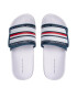 Tommy Hilfiger Șlapi Maxi Velcro Pool Slide T3B0-32272-1172 S Alb - Pled.ro