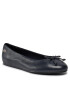 Tommy Hilfiger Balerini Essential Leather Ballerina FW0FW07768 Bleumarin - Pled.ro