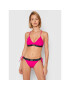 Tommy Hilfiger Bikini partea de jos Cheeky Side Tie UW0UW03096 Roz - Pled.ro