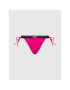 Tommy Hilfiger Bikini partea de jos Cheeky Side Tie UW0UW03096 Roz - Pled.ro