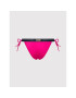 Tommy Hilfiger Bikini partea de jos Cheeky Side Tie UW0UW03096 Roz - Pled.ro