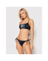 Tommy Hilfiger Bikini partea de jos Side Tie UW0UW03099 Bleumarin - Pled.ro