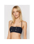 Tommy Hilfiger Bikini partea de sus Fixed UW0UW02908 Bleumarin - Pled.ro