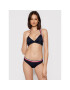 Tommy Hilfiger Bikini partea de sus Triangle Fixed UW0UW02696 Bleumarin - Pled.ro