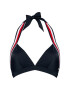 Tommy Hilfiger Bikini partea de sus Triangle Fixed UW0UW02696 Bleumarin - Pled.ro