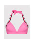 Tommy Hilfiger Bikini partea de sus Triangle Fixed UW0UW02696 Roz - Pled.ro