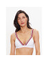 Tommy Hilfiger Bikini partea de sus UW0UW04101 Alb - Pled.ro