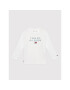 Tommy Hilfiger Bluză Baby Logo KN0KN01359 Alb Regular Fit - Pled.ro