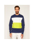 Tommy Hilfiger Bluză Colorblock MW0MW12872 Bleumarin Regular Fit - Pled.ro