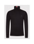 Tommy Hilfiger Bluză cu gât MW0MW15444 Negru Regular Fit - Pled.ro