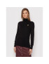 Tommy Hilfiger Bluză cu gât Recycled Cashmere Roll-nk WW0WW31560 Negru Regular Fit - Pled.ro