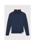 Tommy Hilfiger Bluză cu gât Th Warm KB0KB06919 D Bleumarin Regular Fit - Pled.ro