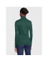 Tommy Hilfiger Bluză cu gât WW0WW36149 Verde Slim Fit - Pled.ro