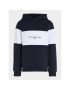 Tommy Hilfiger Bluză Essential Colorblock KB0KB08385 S Bleumarin Regular Fit - Pled.ro