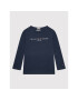 Tommy Hilfiger Bluză Essential KS0KS00202 D Bleumarin Regular Fit - Pled.ro