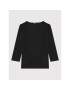 Tommy Hilfiger Bluză Essential KS0KS00202 D Negru Regular Fit - Pled.ro