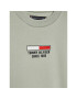 Tommy Hilfiger Bluză Flag Logo KB0KB07603 Gri Regular Fit - Pled.ro