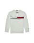 Tommy Hilfiger Bluză Flag Rib Insert KB0KB06568 M Gri Regular Fit - Pled.ro