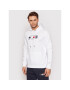 Tommy Hilfiger Bluză Four Flags MW0MW20132 Alb Regular Fit - Pled.ro