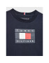 Tommy Hilfiger Bluză Global Stripe Flag KB0KB07601 Bleumarin Regular Fit - Pled.ro