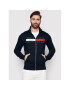 Tommy Hilfiger Bluză Global Zip Through MW0MW18367 Bleumarin Regular Fit - Pled.ro