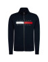 Tommy Hilfiger Bluză Global Zip Through MW0MW18367 Bleumarin Regular Fit - Pled.ro