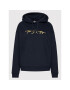 Tommy Hilfiger Bluză Gold Script WW0WW29888 Bleumarin Relaxed Fit - Pled.ro