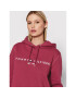 Tommy Hilfiger Bluză Hoddie WW0WW26410 Roz Regular Fit - Pled.ro