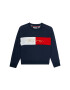 Tommy Hilfiger Bluză Icons Logo KG0KG05497 M Bleumarin Regular Fit - Pled.ro