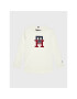 Tommy Hilfiger Bluză Lux Monogram KB0KB07801 M Écru Regular Fit - Pled.ro