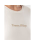 Tommy Hilfiger Bluză Metallic WW0WW37545 Alb Slim Fit - Pled.ro