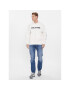 Tommy Hilfiger Bluză Monotype Embro MW0MW33062 Alb Regular Fit - Pled.ro