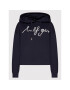 Tommy Hilfiger Bluză Script WW0WW34479 Bleumarin Relaxed Fit - Pled.ro