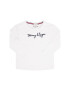 Tommy Hilfiger Bluză Sequins Graphic Tee KG0KG04581 M Alb Regular Fit - Pled.ro