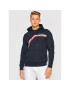 Tommy Hilfiger Bluză Split Corp Stripe Hoody MW0MW21115 Bleumarin Regular Fit - Pled.ro