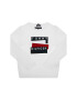 Tommy Hilfiger Bluză Sticker Tee KB0KB05977 M Alb Regular Fit - Pled.ro