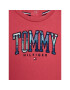 Tommy Hilfiger Bluză Tartan Logo KG0KG07098 M Roz Regular Fit - Pled.ro