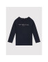 Tommy Hilfiger Bluză Essential KS0KS00202 Bleumarin Regular Fit - Pled.ro