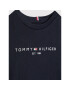 Tommy Hilfiger Bluză Essential KS0KS00202 Bleumarin Regular Fit - Pled.ro