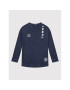 Tommy Hilfiger Bluză Multi Placement KB0KB07347 D Bleumarin Regular Fit - Pled.ro