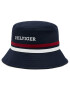 Tommy Hilfiger Bucket Hat AU0AU01747 Bleumarin - Pled.ro