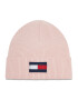 Tommy Hilfiger Căciulă Big Flag Beanie AU0AU01175TIO Roz - Pled.ro