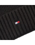 Tommy Hilfiger Căciulă Essential Flag Beanie AM0AM10337 Negru - Pled.ro