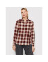 Tommy Hilfiger Cămașă Check Flannel WW0WW31395 Vișiniu Relaxed Fit - Pled.ro